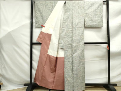 平和屋着物■本場大島紬 7マルキ 亀甲枝松花文 正絹 逸品 DABF9063qa