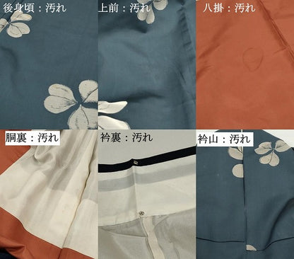 平和屋着物■上質な紬 舞花文 正絹 逸品 DABF9069qa