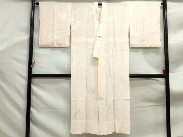 平和屋着物■長襦袢 無双仕立て 仕覆文 蛍暈し ラインストーン 正絹 逸品 DABF9091qa