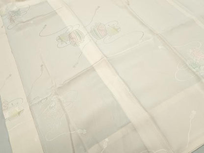 平和屋着物■長襦袢 無双仕立て 仕覆文 蛍暈し ラインストーン 正絹 逸品 DABF9091qa