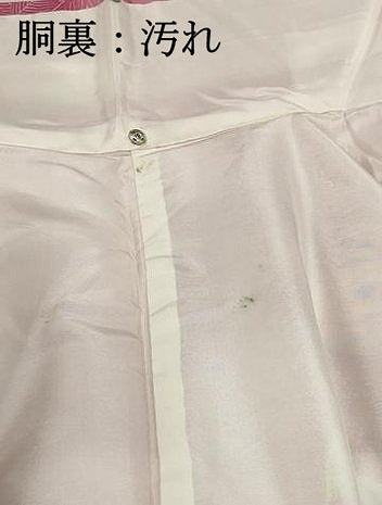 平和屋着物■上質な小紋　流水葉尽くし文　暈し染め　正絹　逸品　DABF9129qa