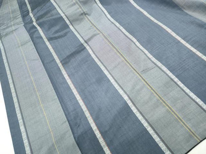 平和屋着物■上質な紬　間道　正絹　逸品　DABF9146qa