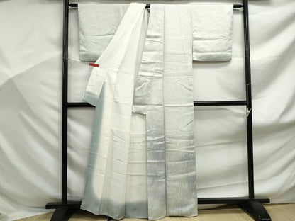 平和屋着物■色留訪問着　霞樹林文　暈し染め　正絹　逸品　DABF9147qa