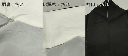 平和屋着物■豪華黒留袖　駒刺繍　渡橋地紙花鳥文　金彩　正絹　逸品　DABF9153qa