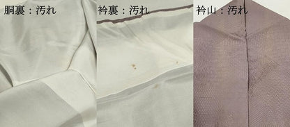 平和屋着物■上質な色無地　切嵌花地紋　薄色　正絹　逸品　DABF9155qa