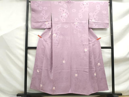 平和屋着物■訪問着　絞り　草花文　正絹　逸品　DABF9158qa