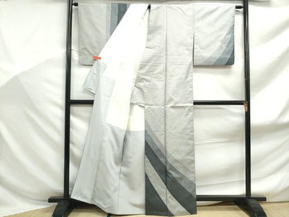 平和屋着物■訪問着　流水文　正絹　逸品　DABF9172qa