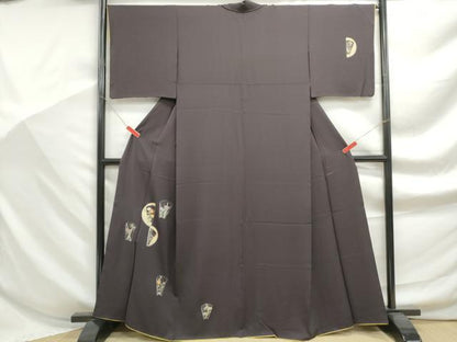 平和屋着物■訪問着　刺繍　地紙松竹梅　金銀彩　やまと誂製　正絹　逸品　DABF9180qa