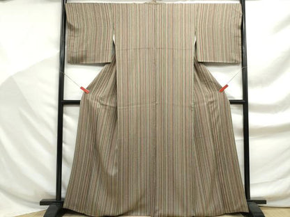 平和屋着物■上質な小紋　間道　ほていや扱い　正絹　逸品　DABF9185qa
