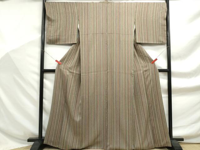 平和屋着物■上質な小紋　間道　ほていや扱い　正絹　逸品　DABF9185qa