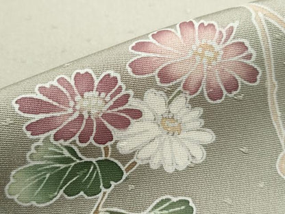 平和屋着物■訪問着　枝花文　暈し染め　正絹　逸品　DABF9186qa