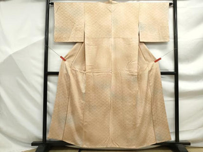 平和屋着物■上質な小紋　青海波地紋　暈し染め　正絹　逸品　DABF9188qa