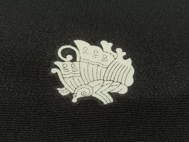 平和屋着物■豪華黒留袖 群れ鶴檜扇文 金彩 正絹 逸品 DABF9195qa