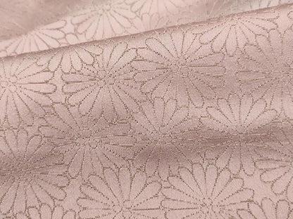 平和屋着物■上質な小紋　花尽くし　暈し染め　金糸　正絹　逸品　DABF9204qa