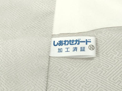 平和屋着物■豪華色留袖　駒刺繍　地紙枝花文　金銀彩　正絹　逸品　DABF9217qa