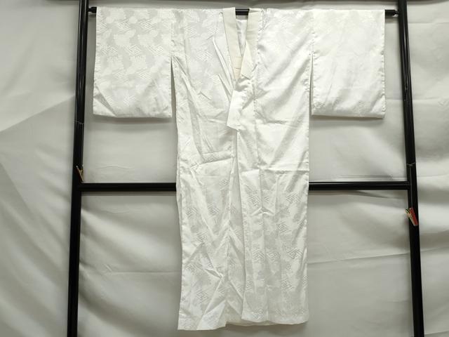 平和屋着物■長襦袢　無双仕立て　菊尽くし地紋　洗える着物　DABF9234qa