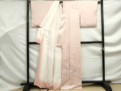 平和屋着物■訪問着　流水亀甲花文　暈し染め　正絹　逸品　DABF9256qa