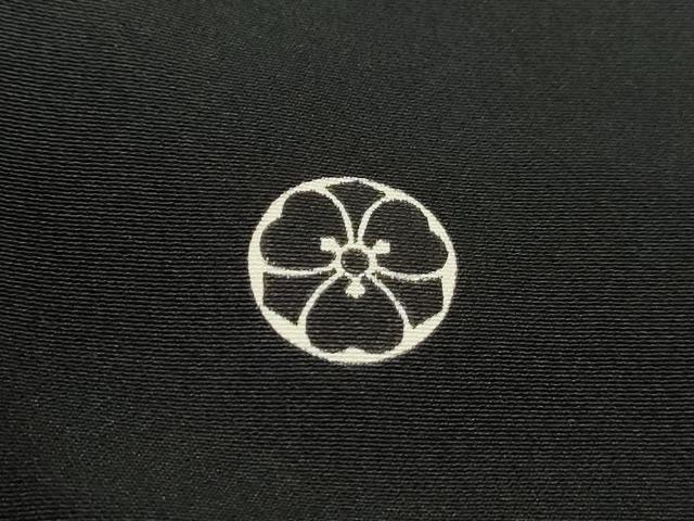 平和屋着物■豪華黒留袖　駒刺繍　渡橋鴛鴦花松文　金彩　正絹　逸品　DABF9262qa