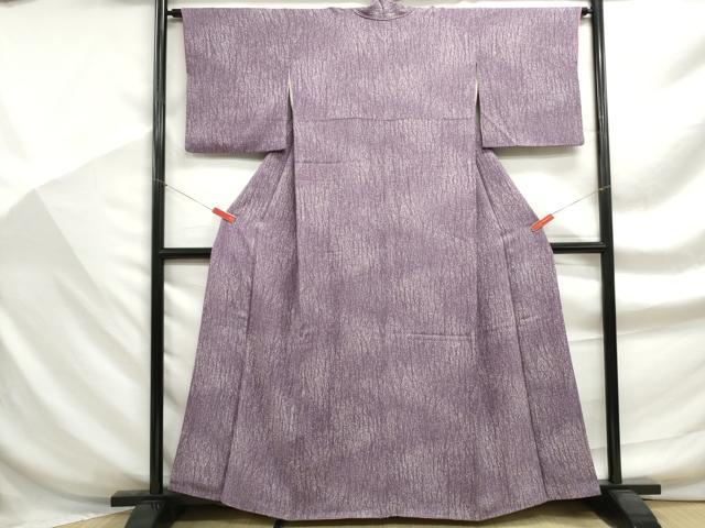 平和屋着物■上質な小紋　霞文　正絹　逸品　DABF9274qa