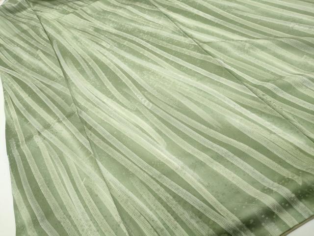 平和屋着物■上質な小紋　斜縞　暈し染め　正絹　逸品　DABF9276qa