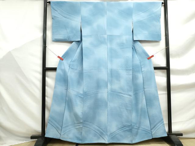 平和屋着物■上質な小紋　霞文　暈し染め　正絹　逸品　DABF9296qa
