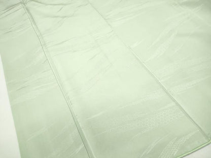 平和屋着物■上質な色無地　霞地紋　夏虫色　正絹　逸品　DABF9299qa