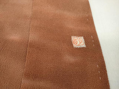 平和屋着物■上質な小紋　作家物　霞文　暈し染め　鬼しぼ縮緬　正絹　逸品　DABF9314qa