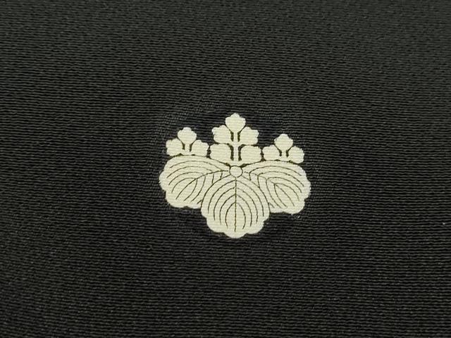 平和屋着物■豪華黒留袖　駒刺繍　宝尽くし束ね熨斗花文　金彩　正絹　逸品　DABF9315qa
