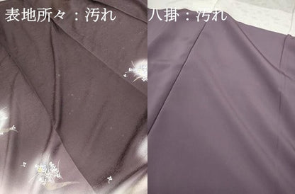 平和屋着物■訪問着　草花文　暈し染め　正絹　逸品　DABF9318qa