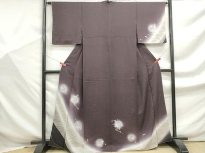 平和屋着物■訪問着　草花文　暈し染め　正絹　逸品　DABF9318qa