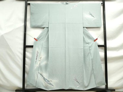 平和屋着物■訪問着　舞花文　暈し染め　健勝苑扱い　正絹　逸品　DABF9326qa