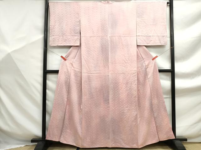 平和屋着物■上質な小紋　青海波文　暈し染め　正絹　逸品　DABF9329qa
