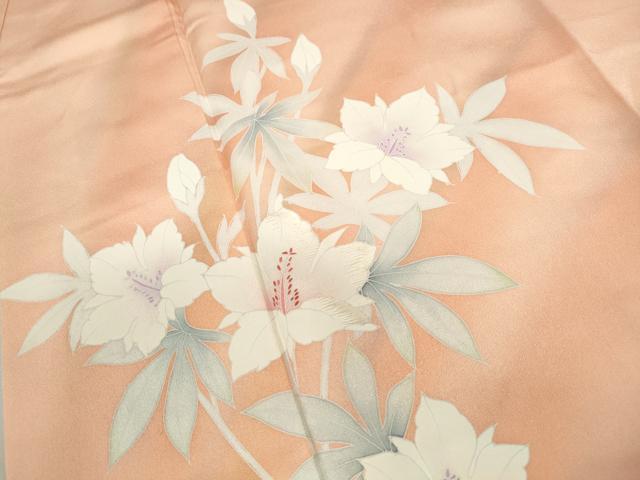 平和屋着物■訪問着　刺繍　枝花文　暈し染め　やまと誂製　正絹　逸品　DABF9331qa