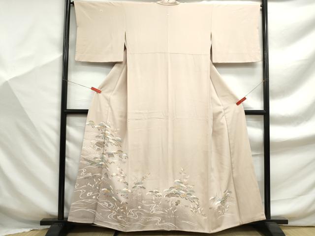 平和屋着物■豪華色留袖　浜松文　松竹梅　暈し染め　金彩　正絹　逸品　DABF9333qa