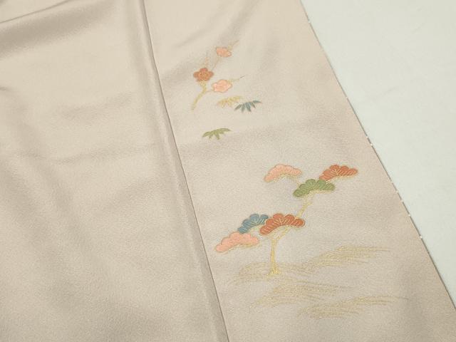 平和屋着物■豪華色留袖　浜松文　松竹梅　暈し染め　金彩　正絹　逸品　DABF9333qa