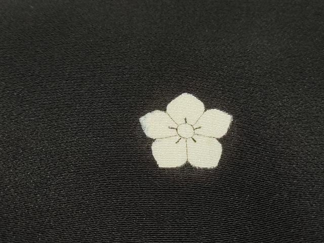 平和屋着物■豪華黒留袖　切嵌花鳥文　金銀糸　金彩　正絹　逸品　DABF9335qa