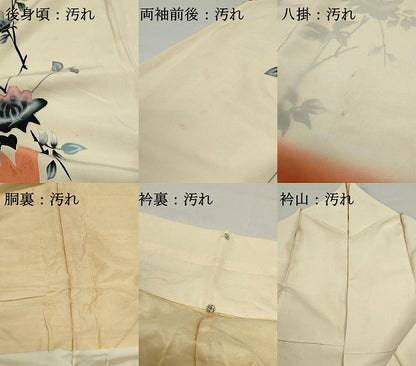 平和屋着物■訪問着　枝花文　金彩　正絹　逸品　DABF9345qa