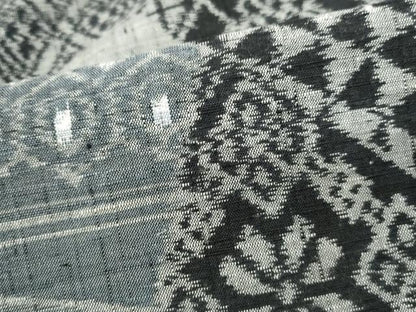 平和屋着物■上質な紬　切嵌花文　伊勢丹扱い　正絹　逸品　DABF9354qa