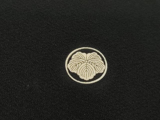 平和屋着物■豪華黒留袖　作家物　地紙風景花文　暈し染め　金彩　正絹　逸品　DABF9361qa