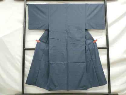 平和屋着物■男性　紬　幾何学文　正絹　逸品　DABF9392qa