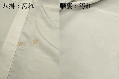 平和屋着物■上質な小紋　風景花文　金彩　鬼しぼ縮緬　正絹　逸品　DABF9407qa