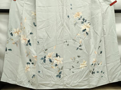 平和屋着物■訪問着　枝花文　正絹　逸品　DABF9413qa