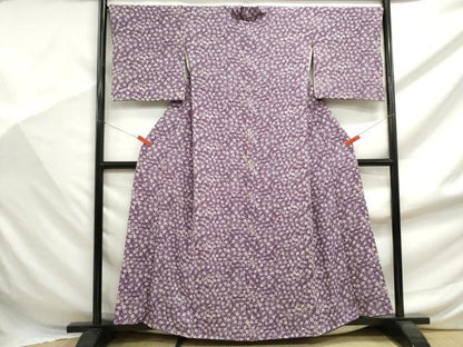 平和屋着物■上質な小紋　小花尽くし　正絹　逸品　DABF9416qa