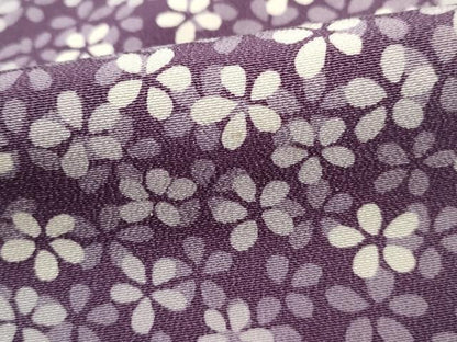 平和屋着物■上質な小紋　小花尽くし　正絹　逸品　DABF9416qa