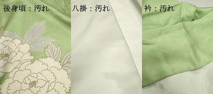 平和屋着物■訪問着　駒刺繍　牡丹　金銀彩　正絹　逸品　DABF9418qa