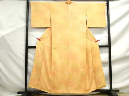 平和屋着物■上質な小紋　霞流水文　暈し染め　正絹　逸品　DABF9441qa