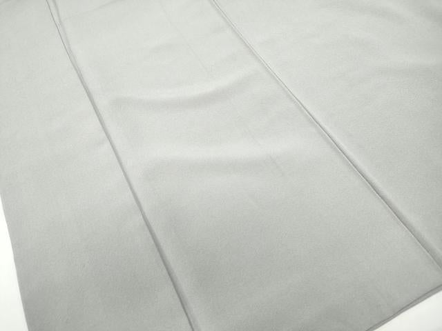 平和屋着物■上質な色無地　桜鼠色　正絹　逸品　DABF9448qa