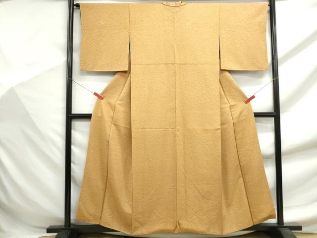 平和屋着物■上質な小紋　松葉尽くし　正絹　逸品　DABF9450qa