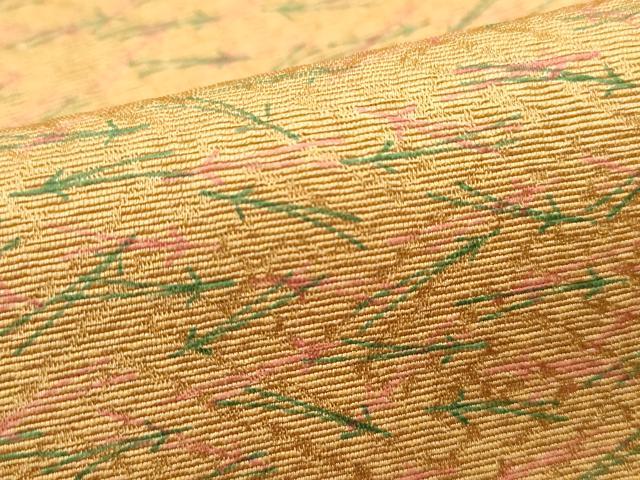 平和屋着物■上質な小紋　松葉尽くし　正絹　逸品　DABF9450qa