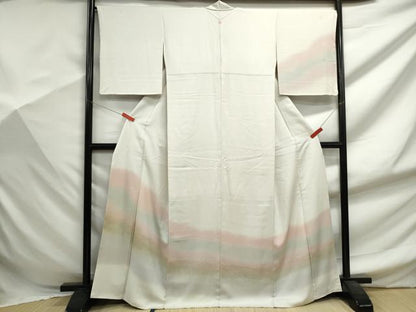 平和屋着物■訪問着　霞文　暈し染め　正絹　逸品　DABF9452qa